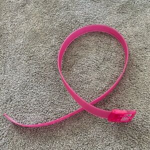 Hot Magenta Rubber/Vinyl Belt